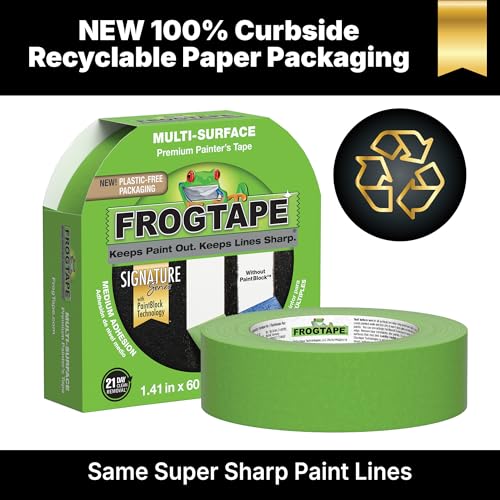 FrogTape Multi-Surface Painter's Tape with PaintBlock, 0.94 in x 60 Yds - 1 Roll