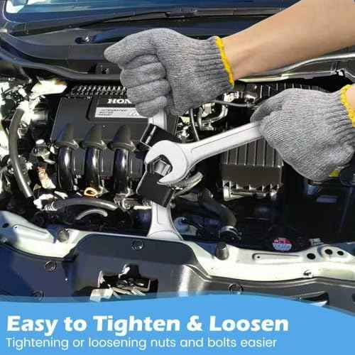 Wrench Extender Adaptor,Universal Wrench Extension Torque Tool Black for Bolt Loosening,Garage Repair,Mechanics