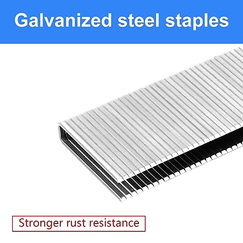 16 Gauge Crown Staples 7/16 Inch Wide, 1120-Pack for Staplers
