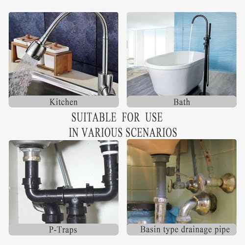 Sink Drain Wrench with Removal Tool 3845