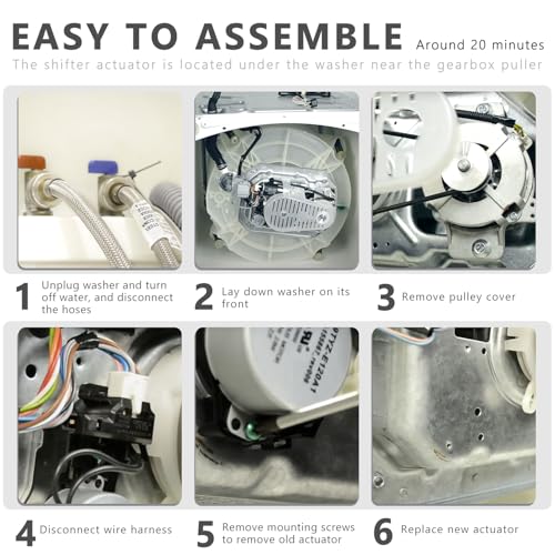 Kenmore/Whirlpool Washer Shifter Actuator W10913953 Replacement