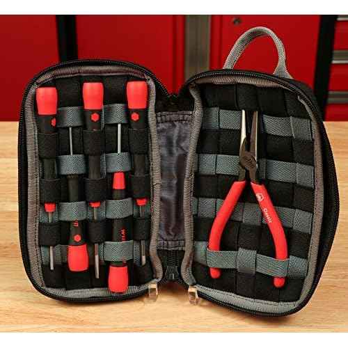 Wiha 91472 Cordura Utility Organizer Zipper Tool Pouch