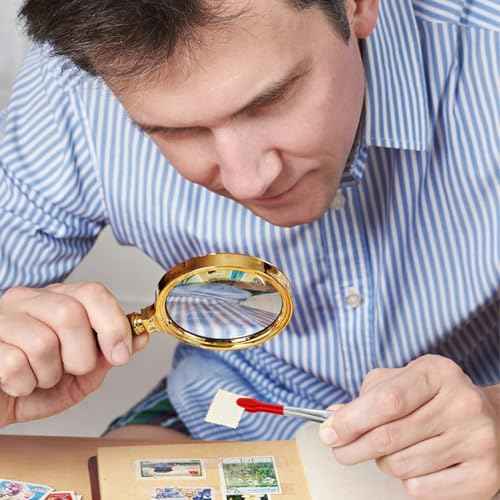 Rubber Tipped Tweezers, 4 Pcs PVC Coated Craft Tweezers Jewelry Tweezer Long Bent and Straight Flat Tip Precision Tweezer for Crafts Stamps Coin Beads Jewelry Industrial Electronic Lab (Red)