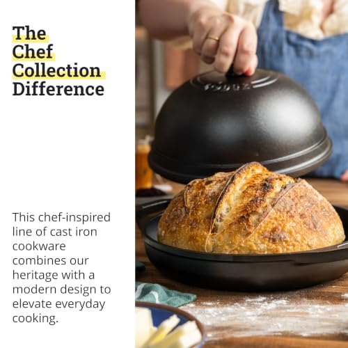Lodge Chef Collection 9.5-Inch Cast Iron Bread Oven