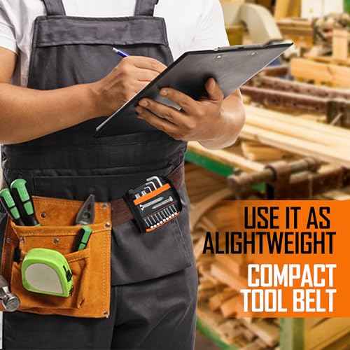 Tmacker Stocking Stuffers Magnetic Wristband for Tools Holding Screws Nail Drill Bits-Adjustable Velcro Strap Breathable for Men Dad Husband Father Grandpa DIY Handyman Gifts for Christmas Birthday