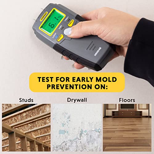 General Tools Moisture Meter Pin Type for Wood & Walls - Water Leak Detection