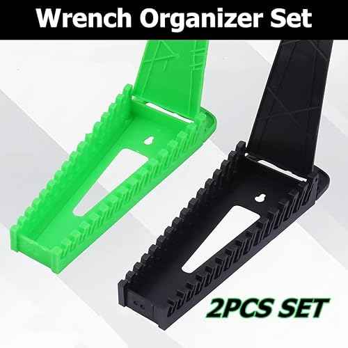 Wrench Holder Set, 30-Piece Wrench Organizers Set with Metric & SAE Wrenches