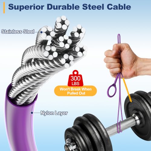 Purple 35-Inch Reusable Drain Snake for Shower & Sink Clogs - 5 Pack