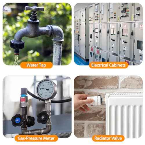 CoguZed 2 Pack Sillcock Key Set, 4 Way Water Key Tool, Multi-Functional Silcock Water Keys for Valves, Faucets, and Spigots