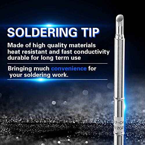 T12 Series Soldering Iron Tips Welding Tool Replacement Tips for FX-951 Rework Station(T12-C4)