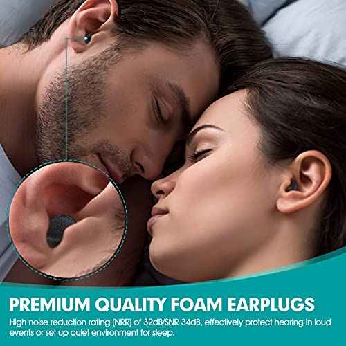 60 Pairs Bottled Earplugs for Noise Cancelling Foam EarPlugs for Sleeping Work Snoring Sound Blocking Construction Noise Reducing Earplugs