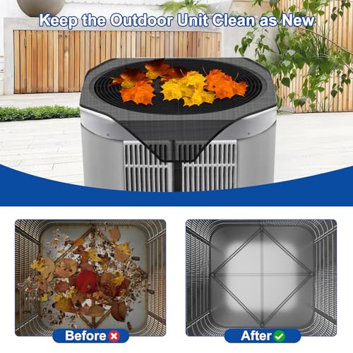 Botyboty 36'' x 36'' Outdoor AC Unit Cover Mesh Protector Breathable, Weatherproof HVAC Condenser Shield