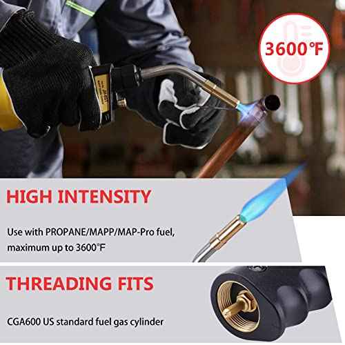 Propane Torch, Soldering Torch, Use Brazing, Cooking, Surface Heating Treatment (Hand Torch Head)
