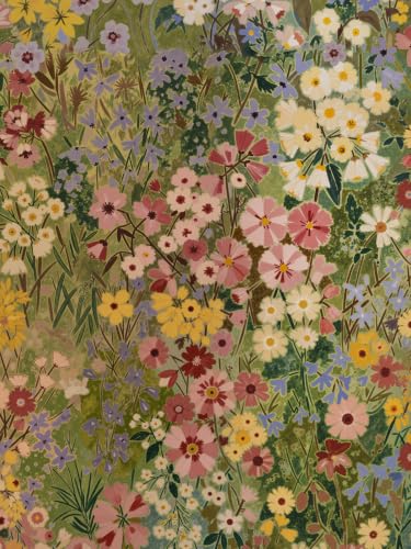 Vintique Peel and Stick Floral Wallpaper - Green, Pink, Yellow - 17.3" x 118"