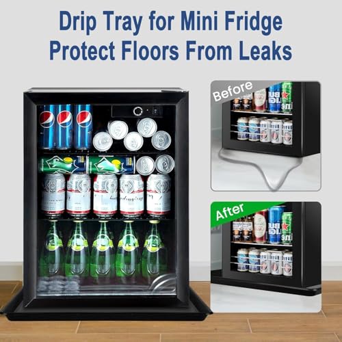 VANPET 22'' x 21'' Drip Tray - Large Heavy-Duty Oil Drain Pan for Mini Fridge, Portable AC, Washer, Dishwasher (1 PCS)