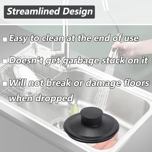 Jayen Replacement Sink Stopper for 3.5-Inch Kitchen Drains - Compatible with Kohler, Waste King, Whirlpool