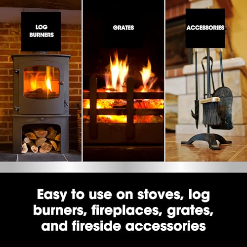 Furniture Clinic Stove Restorer - High Heat Matte Black Paint for Metal, 1 Application