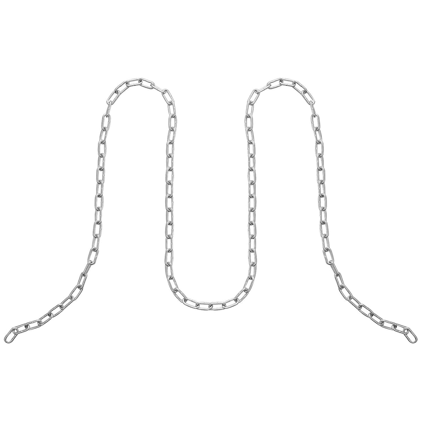 VEVOR Grade 30 Chain 3/16 Inch by 100Ft Length Grade 30 Proof Coil Chain Zinc Plated Grade 30 Chain for Towing Logging Agriculture and Guard Rails