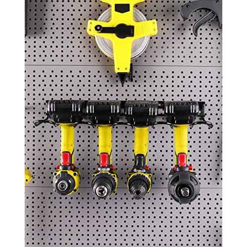 Power Tool Organizer - Wall Mount Style Heavy Duty Tool Shelf & Rack with Compact Design