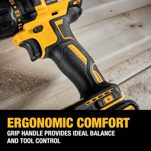 DEWALT 20V MAX Cordless Drill Driver Set with Battery and Charger