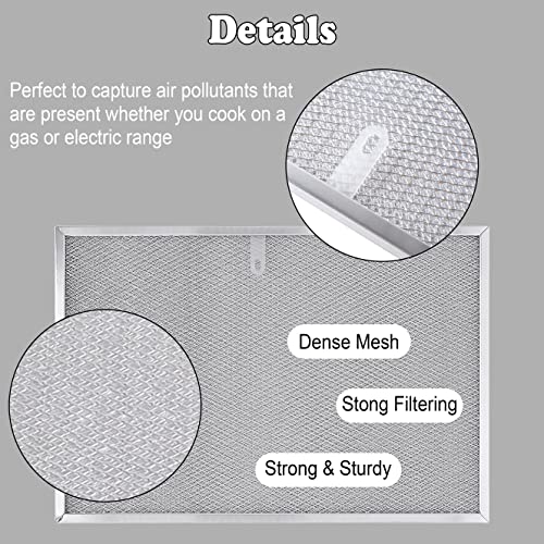 Wadoy BPS1FA36 2 Pack Range Hood Filter for Broan NuTone 99010300E (11-3/4" x 17-1/4" x 3/8")