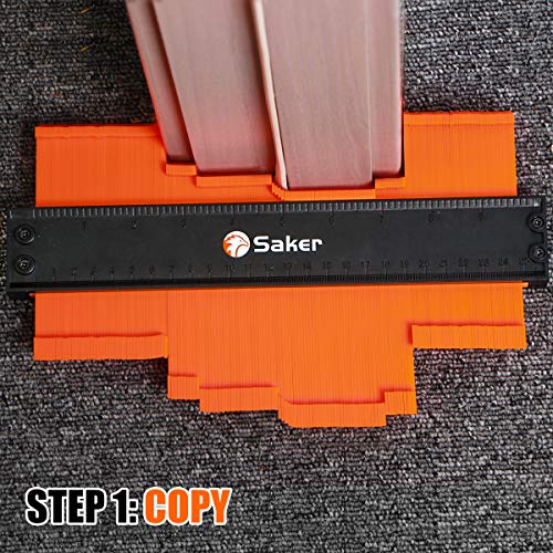 Saker Contour Gauge 5in/10in with Locking How To Copy Irregular Shapes
