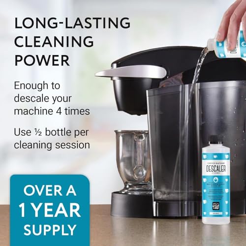 IMPRESA Coffee Machine Descaler 2-Pack (16oz) - Universal Coffee & Espresso Machine Cleaner