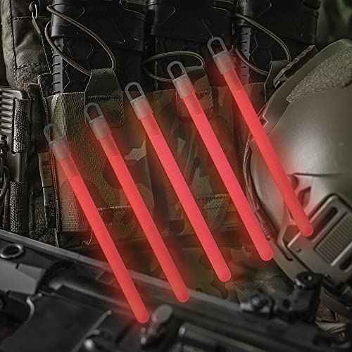 M-Tac 6¡È Emergency Glow Sticks ? 12?Hour Chem Light Sticks for Camping, Tactical, Safety, Marine & Survival Kits