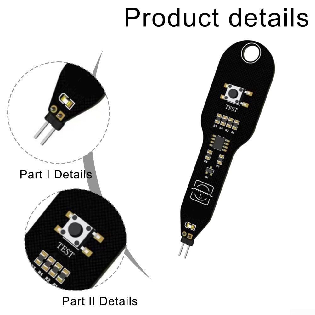 Sumsoctober Inductor Fault Tester for Mobile Phone Motherboards Electromagnetic Induction Coil Tester for Quick PCB Repair and Electronic Component Diagnosis