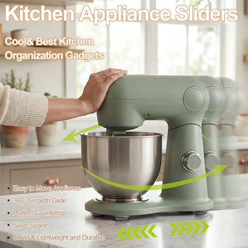 Animal-Gifts 24Pcs 19mm Grey Kitchen Appliance Sliders Self-Adhesive