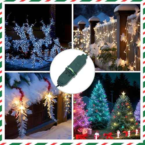 110 Sets Green Weatherproof Gaskets and Plug Protectors Covers Outdoor Cover Extension GFCI Cord Christmas Lighting Installation Weatherproof Kit Outdoor Stop Tripping