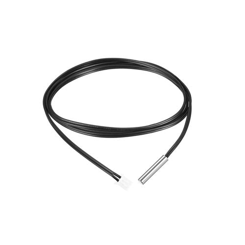 10K Temperature Sensor Probe, 3pcs 1 Meter Waterproof Temp Sensor Probe, Stainless Steel 3950 NTC Thermistor Sensor Probe, Digital Temp Transmitter Extension Cable
