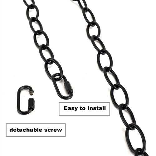 Chandelier Chain 6 Feet SANGLE SOPFFY Light Fixture Chain for Chandelier or Swag Light Fixtures,Lighting Chain Extension with Link Locks,Heavy Duty Chain for Light Fixture, Plant Hanging Chain.
