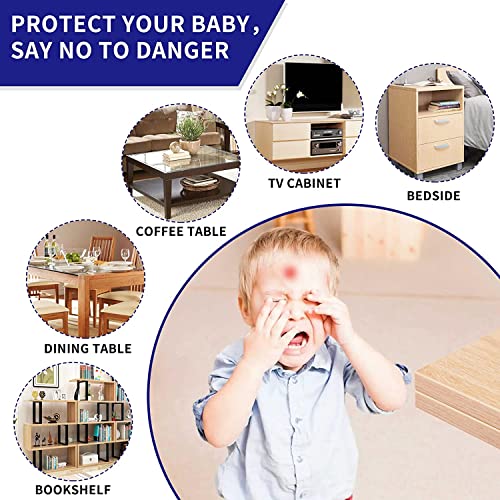 20 Pack Corner Protector Baby Guards - L-Shape & Ball Shape Clear Silicone