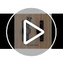 RETRIN Black Barn Door Lock with 90°/180° Swing Privacy Latch - Zinc Alloy, Adhesive/Screw Mount, Sliding Door Lock for Interior Bathroom Bedroom Closet Shed