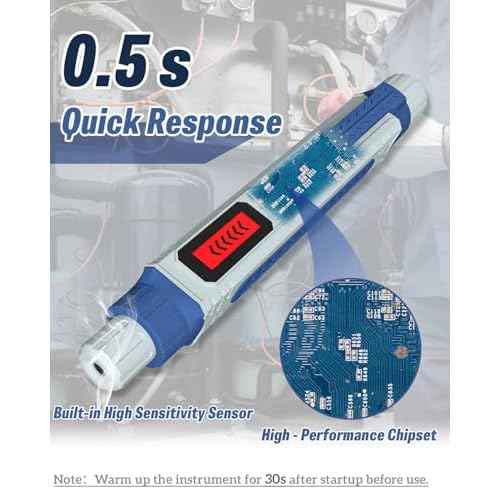 Natural Gas Leak Detector with Audible & Visual Alarm, Portable Propane Sniffer to Locate Combustible Sources Like Methane Propane Home Travel