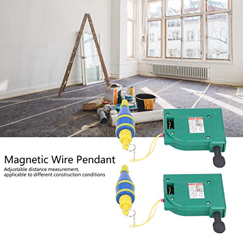 2Pcs Plumb Bob Setter Magnetic Wire Hammer 5M Rite Leveling Test