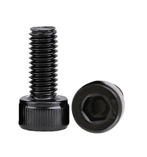 100pcs M3 x 8mm 12.9 Grade Alloy Steel Hex Socket Head Cap Screws Bolts,Black Oxide Finish