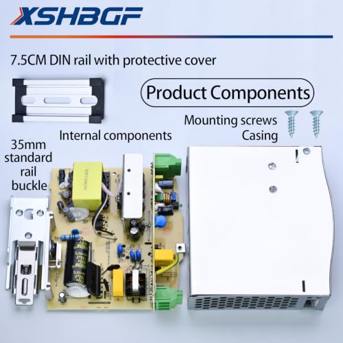 XSHBGF 120-24 24V DC Power Supply DIN Rail 120W 5A Switch Converter - Model NDR-120-24
