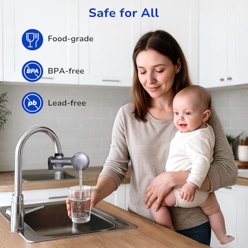 Blue 2-Pack PURWater Faucet Filter Replacement for RF-9999 Systems NSF Certified