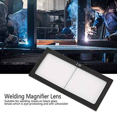 Welding Magnifying Lens Welding Glass Magnifier Lens Eye Protecting Welding Masks Lens Diopter 1.0/1.5/2.0/2.5/3.0(2.5)