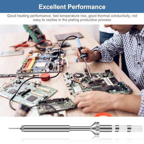 TS100 Soldering Iron Tip, Mini Digital Soldering Iron Replacement Original Replacement Solder Tip for TS100 Pinecil (TS100-C1)