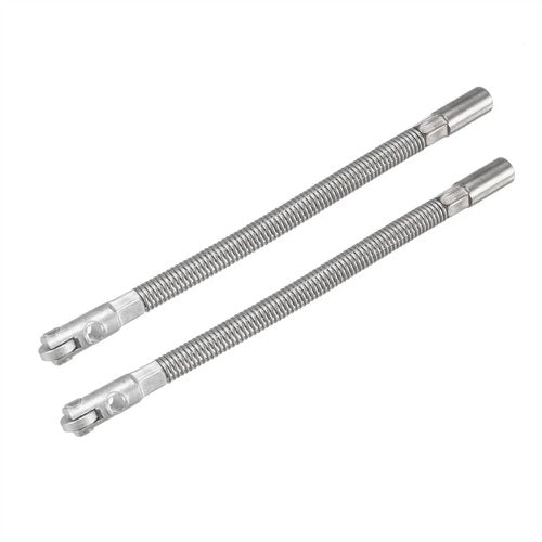 ZDFYHWWQ 2PCS 108mm/4.25inch Flexible Fish Tape Replacement Leader Wire Cable Puller with Roller, for 4mm Fish Tape Wire Threader