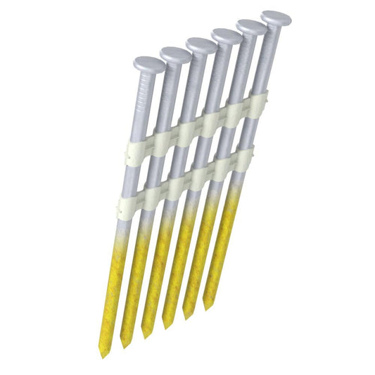 Grip Rite Prime Guard GR034HG1M 21 Degree Plastic Strip Round Head Exterior Galvanized Collated Framing Nails, 3-1/4" x 0.131"