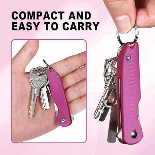 Hot Pink Pocket Knife Scalpel Folding Knife Small Mini with 5pcs #24 Replaceable Blades