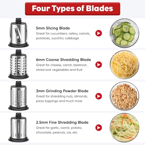 InnoMoon Stainless Steel Slicer Shredder Attachment for KitchenAid Stand Mixers – Silver