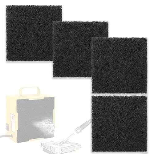 4-Pack Replacement Filter for Kotto Solder Smoke Absorber ? Activated Carbon Extractor Filters for Kotto Fume ? Smoke Trap Replacement Filter & Fume Extractor Filter Replacement