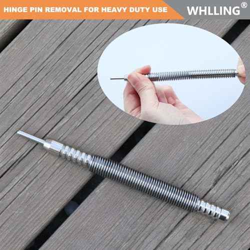 Hammerless Door Pin Removal Tool, Spring Driven Door Hinge Pin Remover Tool, 3500 PSI Striking Hinge Pin Tool