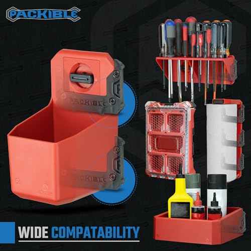 PACKIBLETool Manta Mounts - Mounting Cleats Compatible with Milwaukee Packout Locking packout Accessories