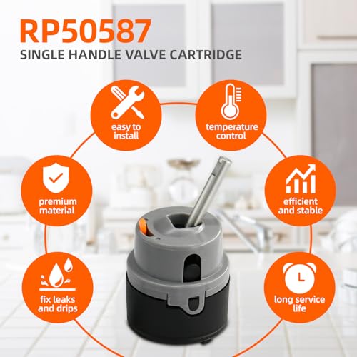 NIDIOCIP RP50587 Cartridge Valve Replacement for Delta DST Kitchen & Lavatory Faucets